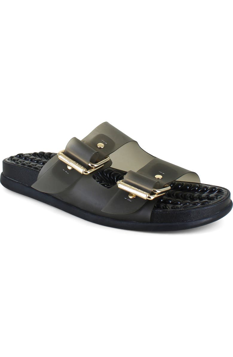 BCBGeneration Gelly Slide Sandal, Main, color, Smoke