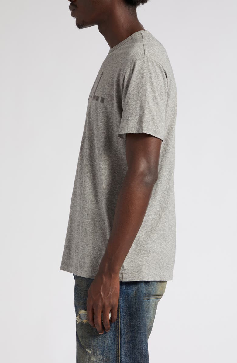 Double RL Logo Graphic T-Shirt, Alternate, color, Heather Grey