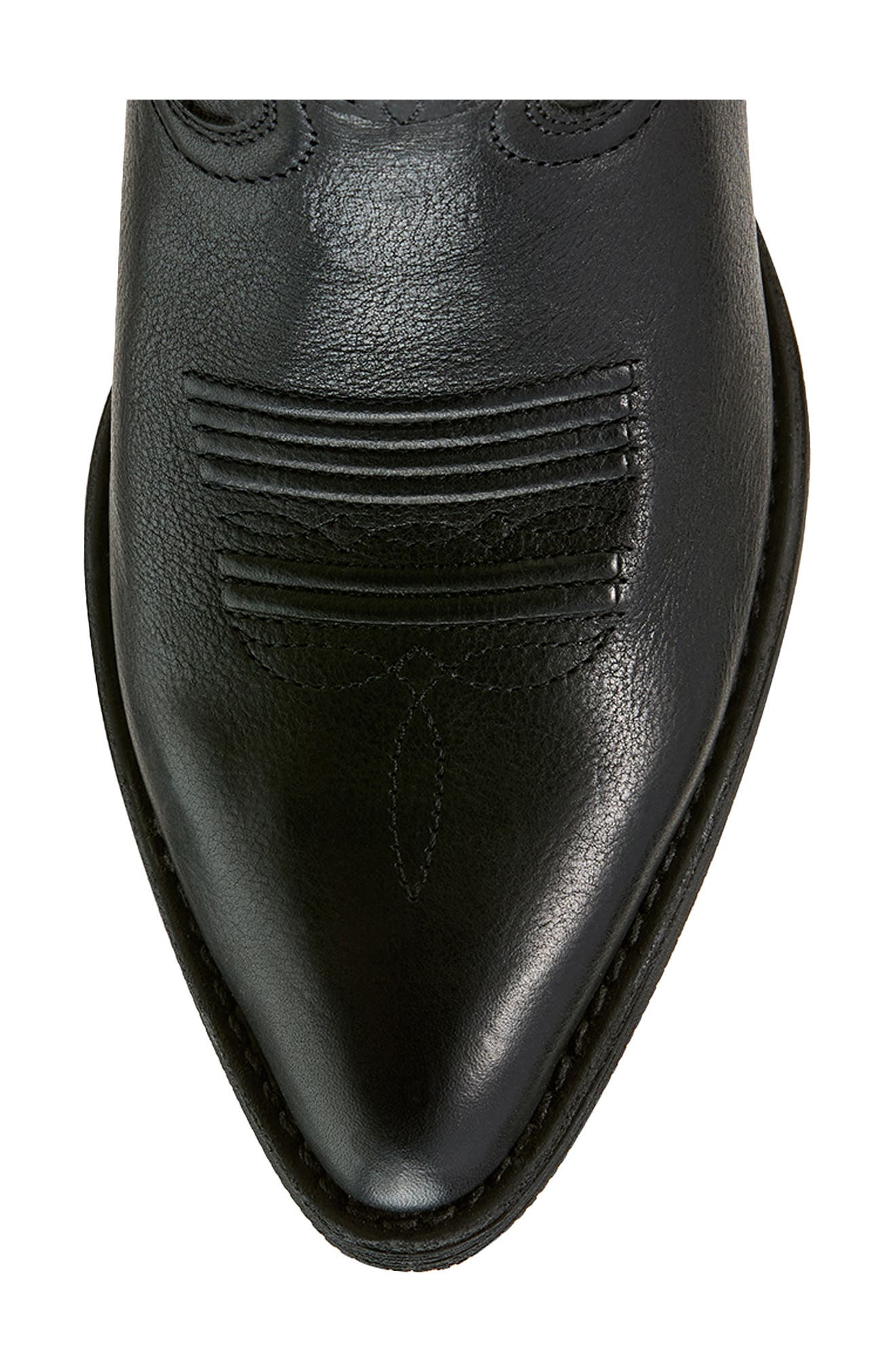 Ariat Maggie J Toe Short Western Boot, Alternate, color, Black Night