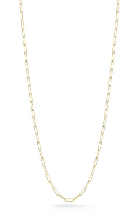 Paper Clip Chain Necklace