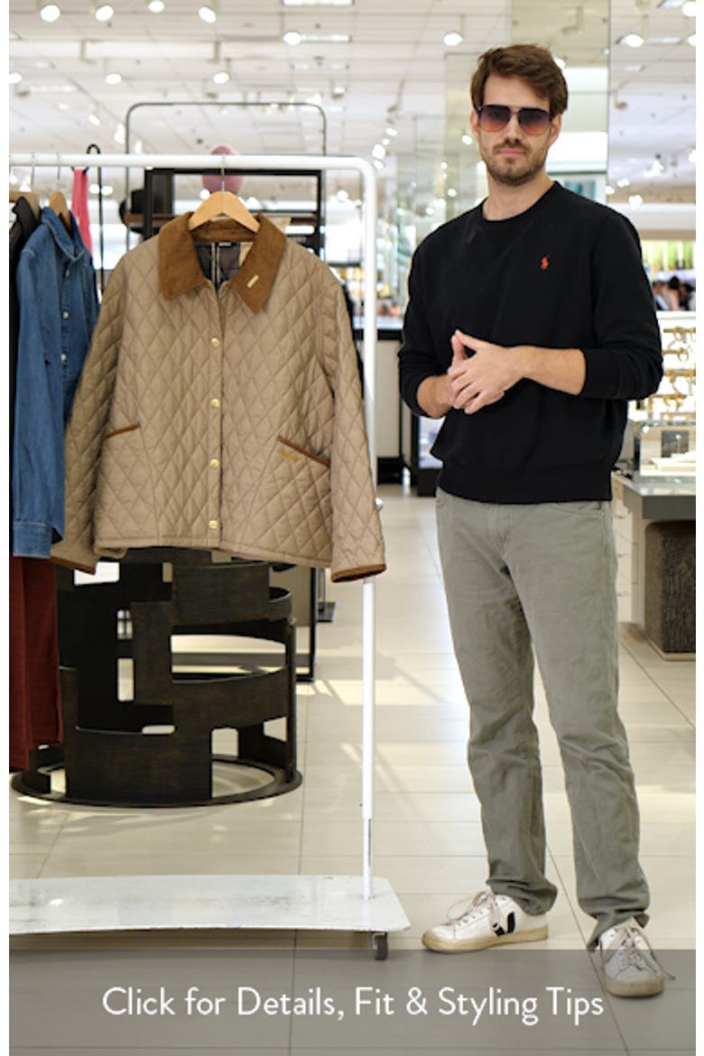 Icons Cropped Liddesdale Quilted Jacket video