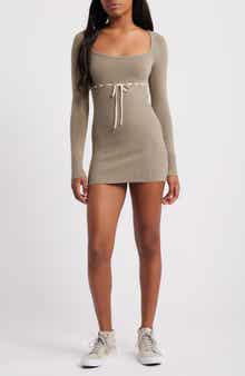 BDG Urban Outfitters Edison Long Sleeve Sweater Minidress