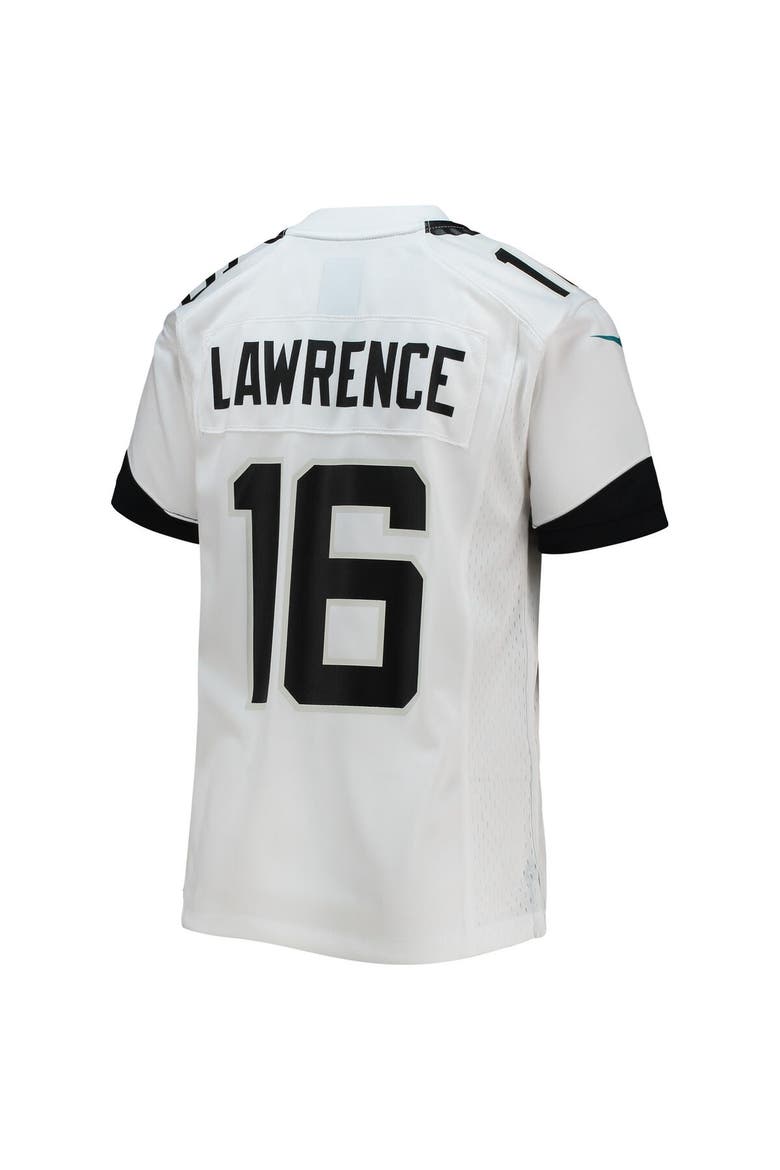 Youth Nike Trevor Lawrence White Jacksonville Jaguars Game Jersey, Alternate, color, White