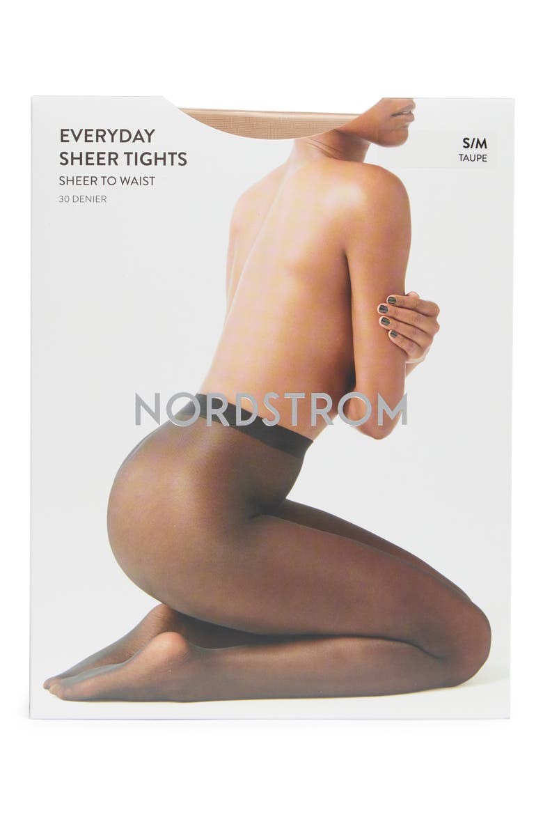 Everyday Sheer Tights, Alternate, color, TAUPE
