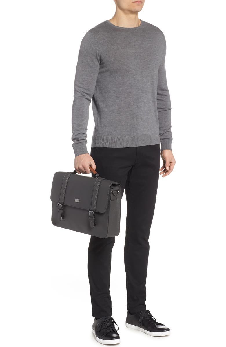 Ted Baker London Crossgrain Messenger Bag, Alternate, color,