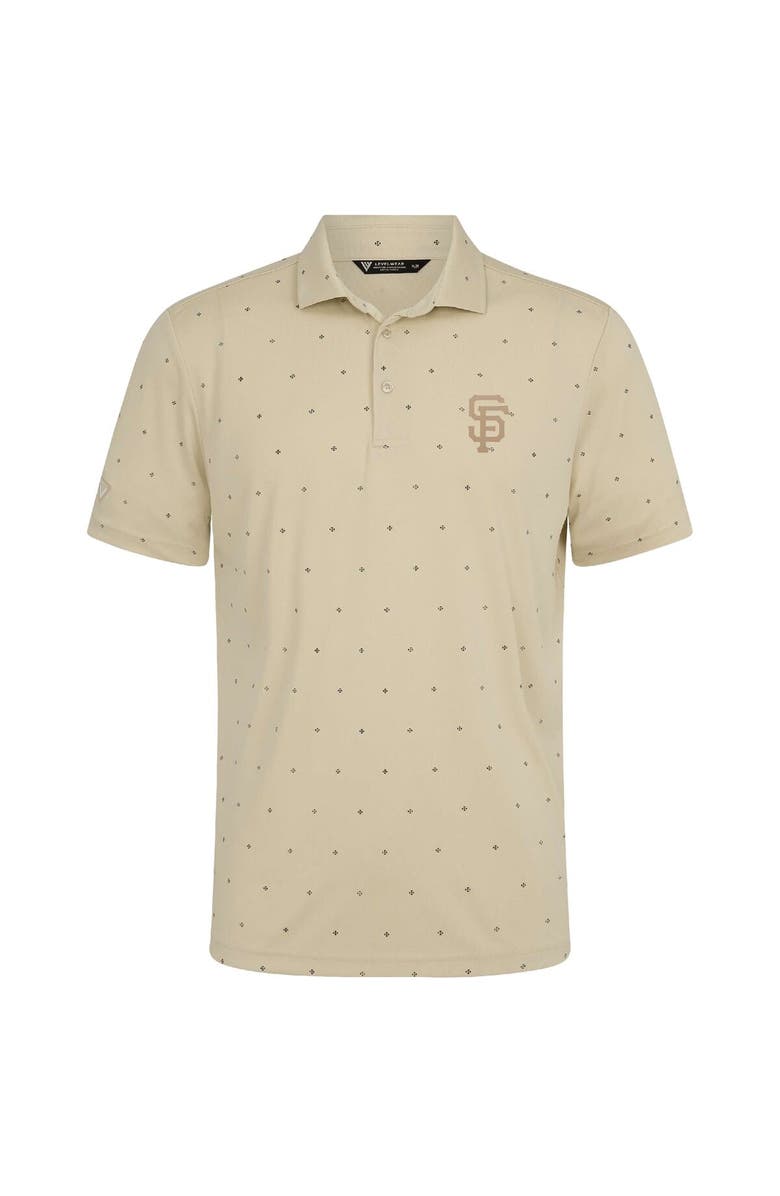 LEVELWEAR Men's Levelwear  Cream San Francisco Giants Vision Polo, Alternate, color, Cream