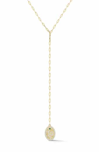 Cubic Zirconia Snake Y-Necklace