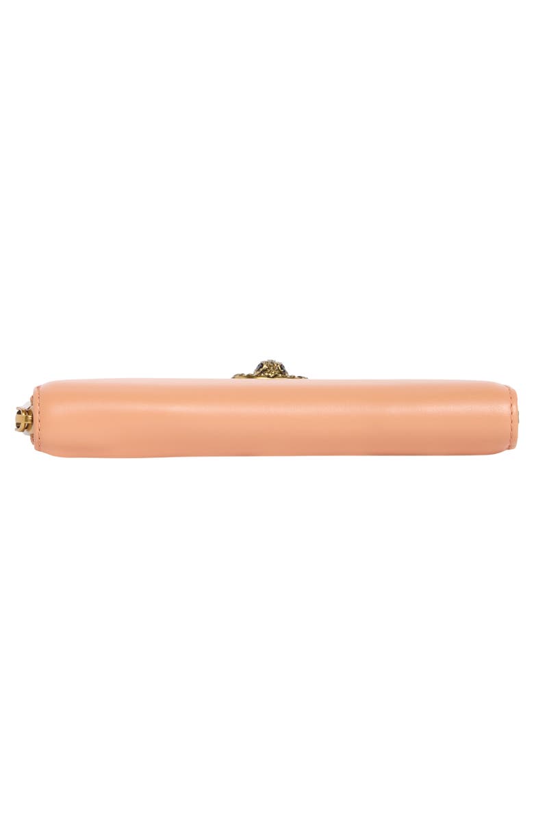 Kurt Geiger London Chelsea Zip Around Leather Wallet, Alternate, color, Tan Comb