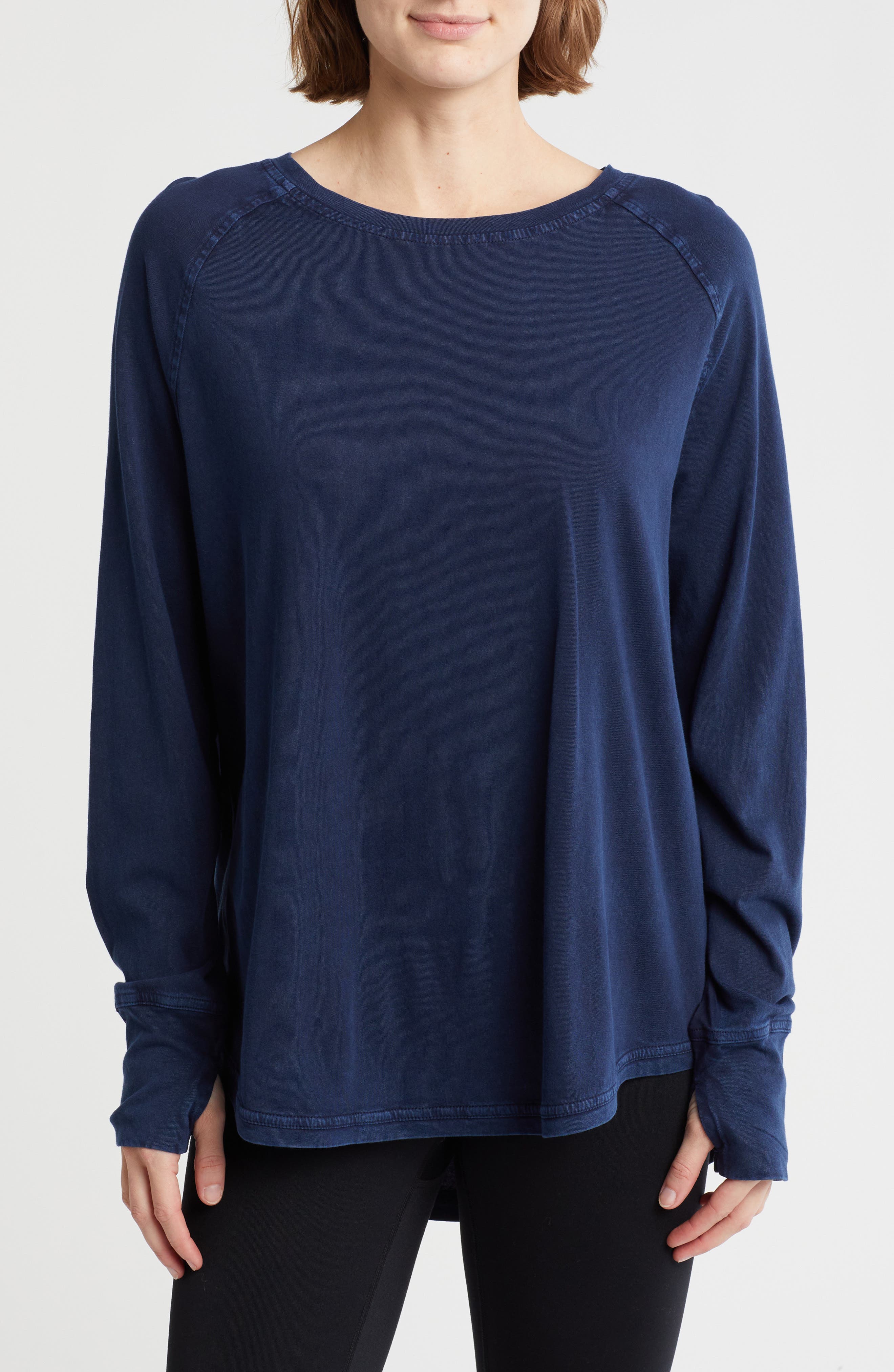 Z by Zella Vintage Wash Relaxed Long Sleeve 2.0 Tee