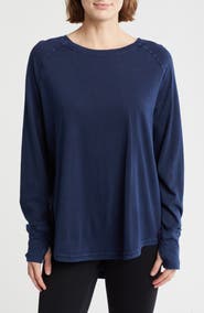 Z by Zella Vintage Wash Relaxed Long Sleeve 2.0 Tee