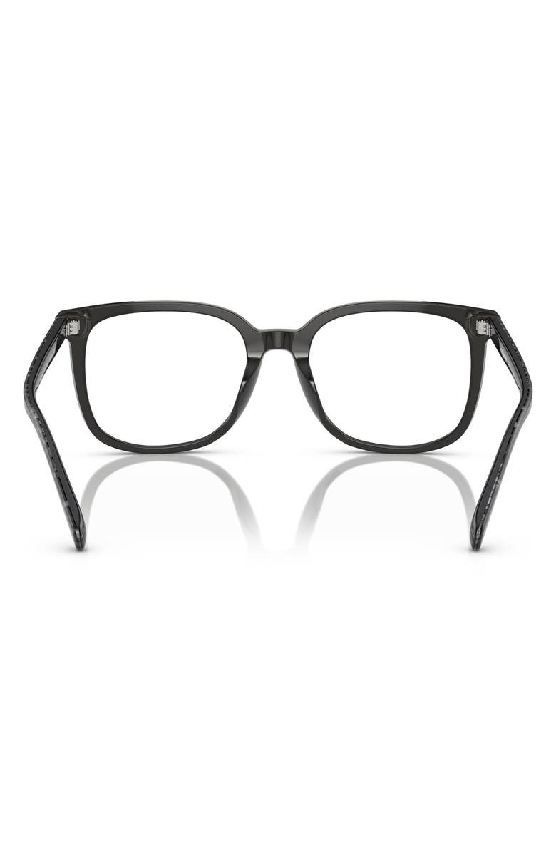COACH 54mm Square Optical Glasses, Alternate, color, Transparent Dark Grey / Demo