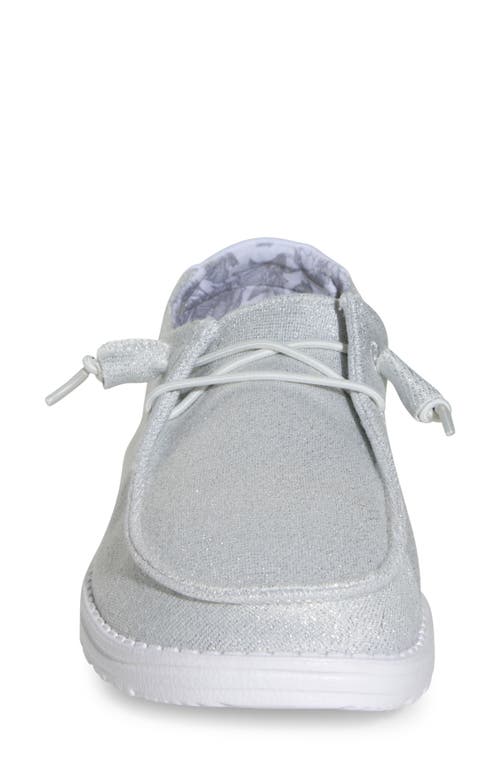 HEY DUDE HEY DUDE WENDY STRETCH SLIP-ON MOC TOE SHOE