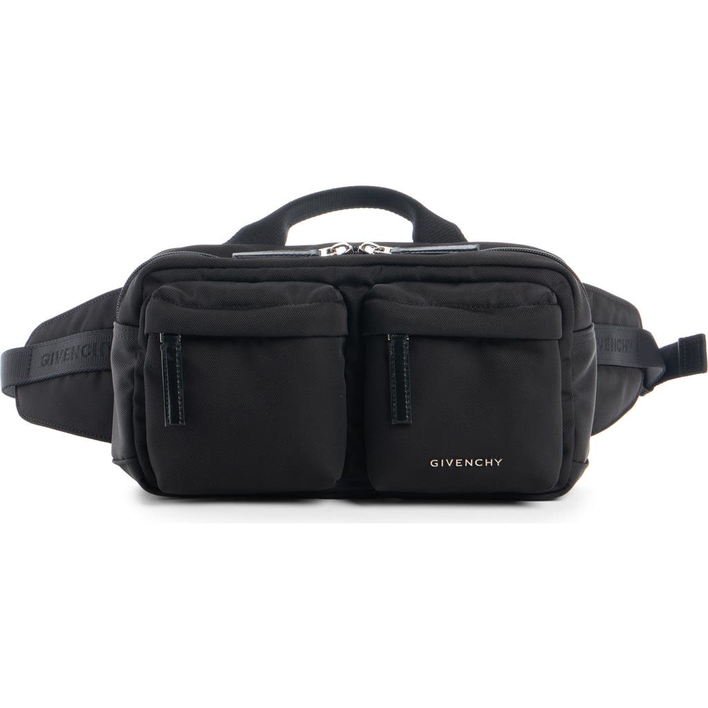 Givenchy Essential U Belt Bag In Nylon In Black