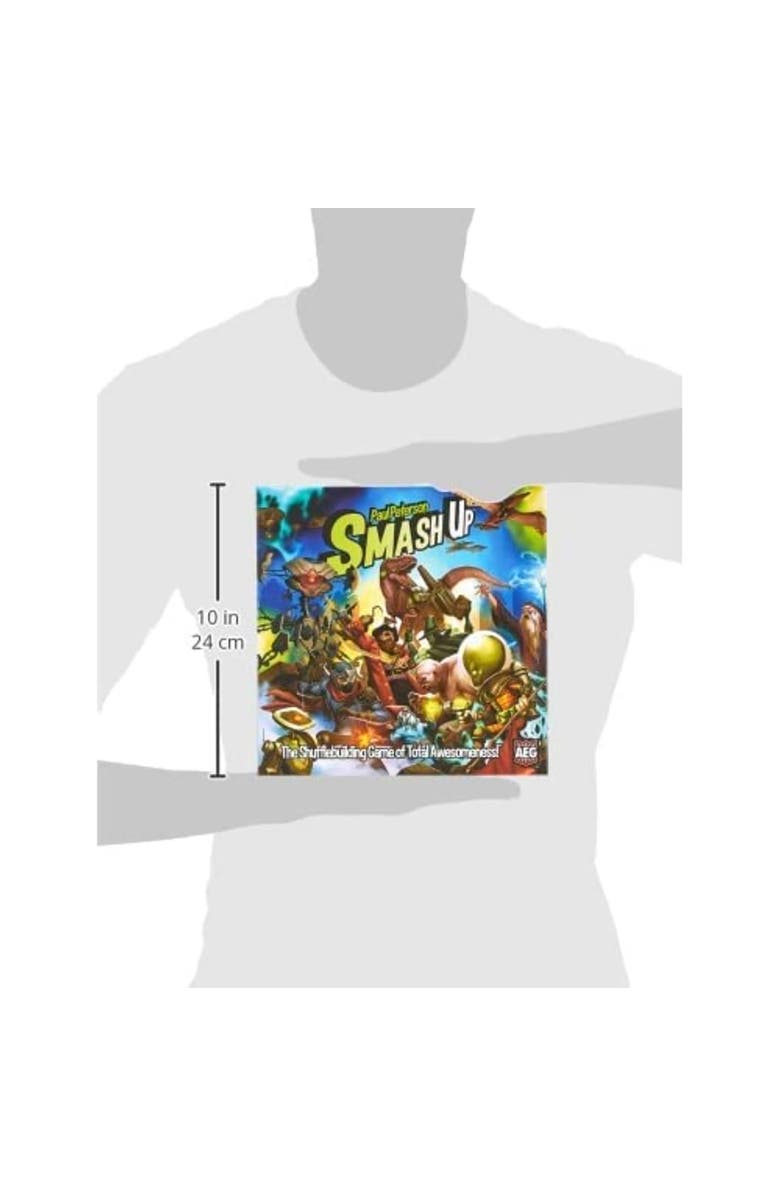 Alderac Entertainment Group (AEG) Smash Up Base Game, Shufflebuilding Card Game Ages 12+, Alternate, color, Multicolored
