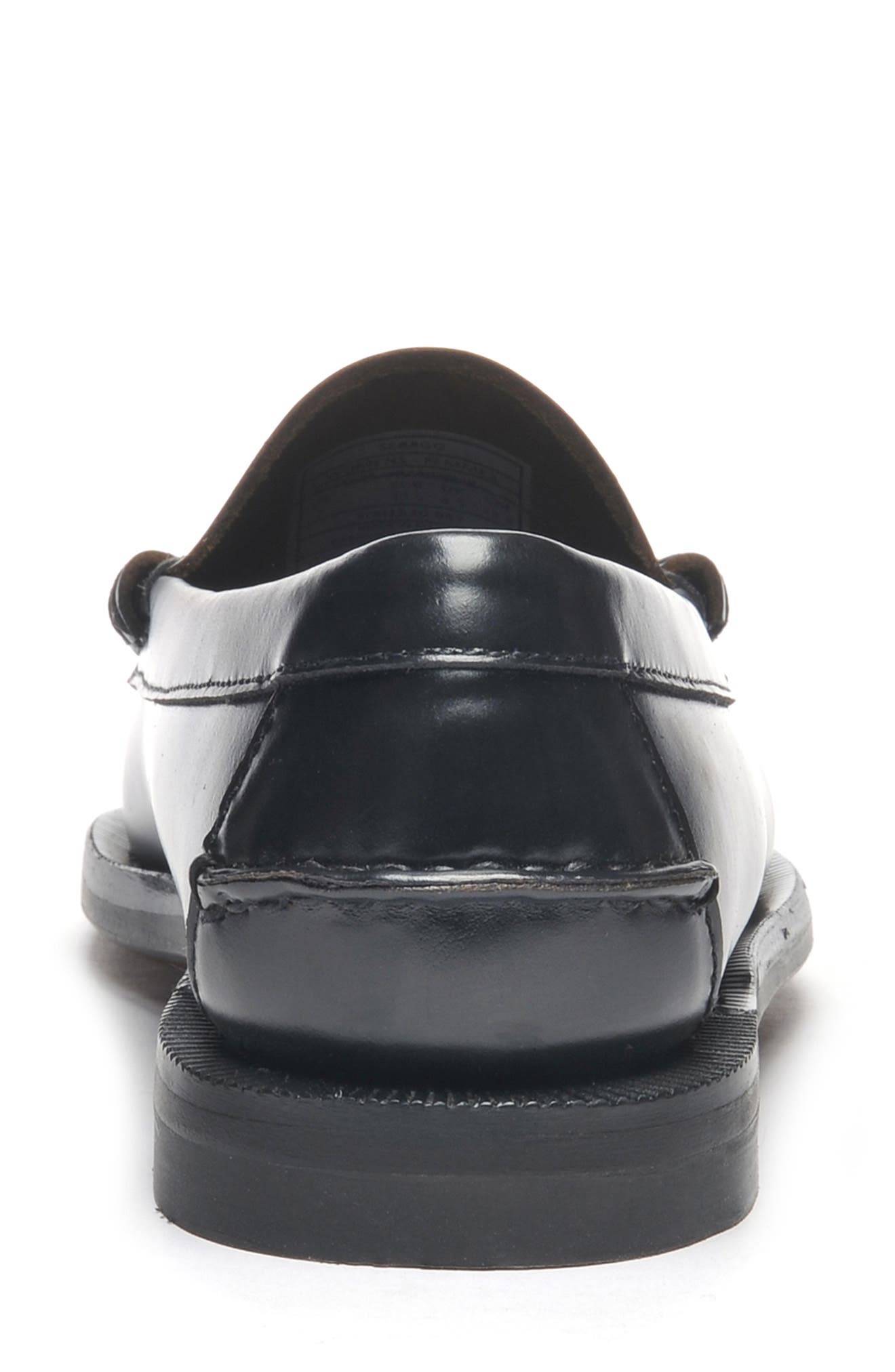 Classic Dan Penny Loafers, Alternate, color, BLACK-WHITE