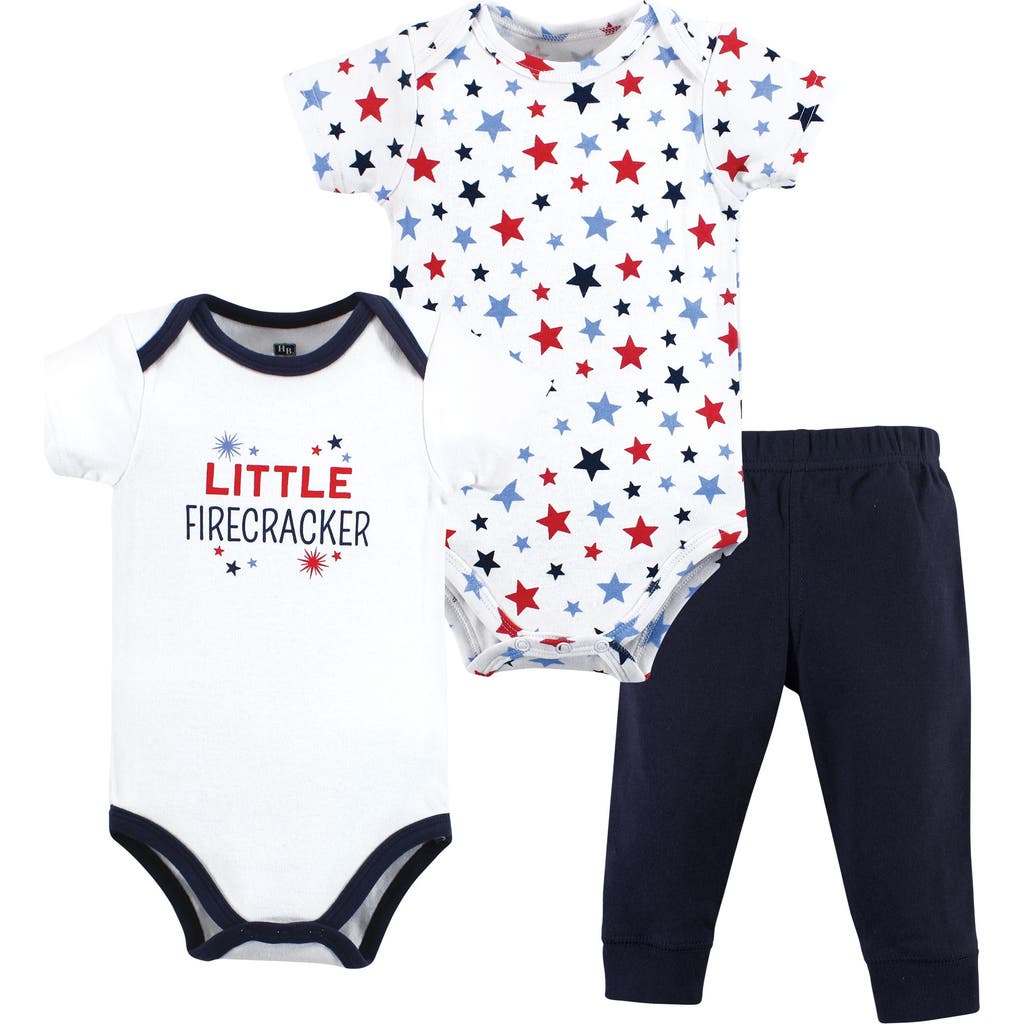 Hudson Baby Two Bodysuits & Matching Pants Apparel Set In Multi