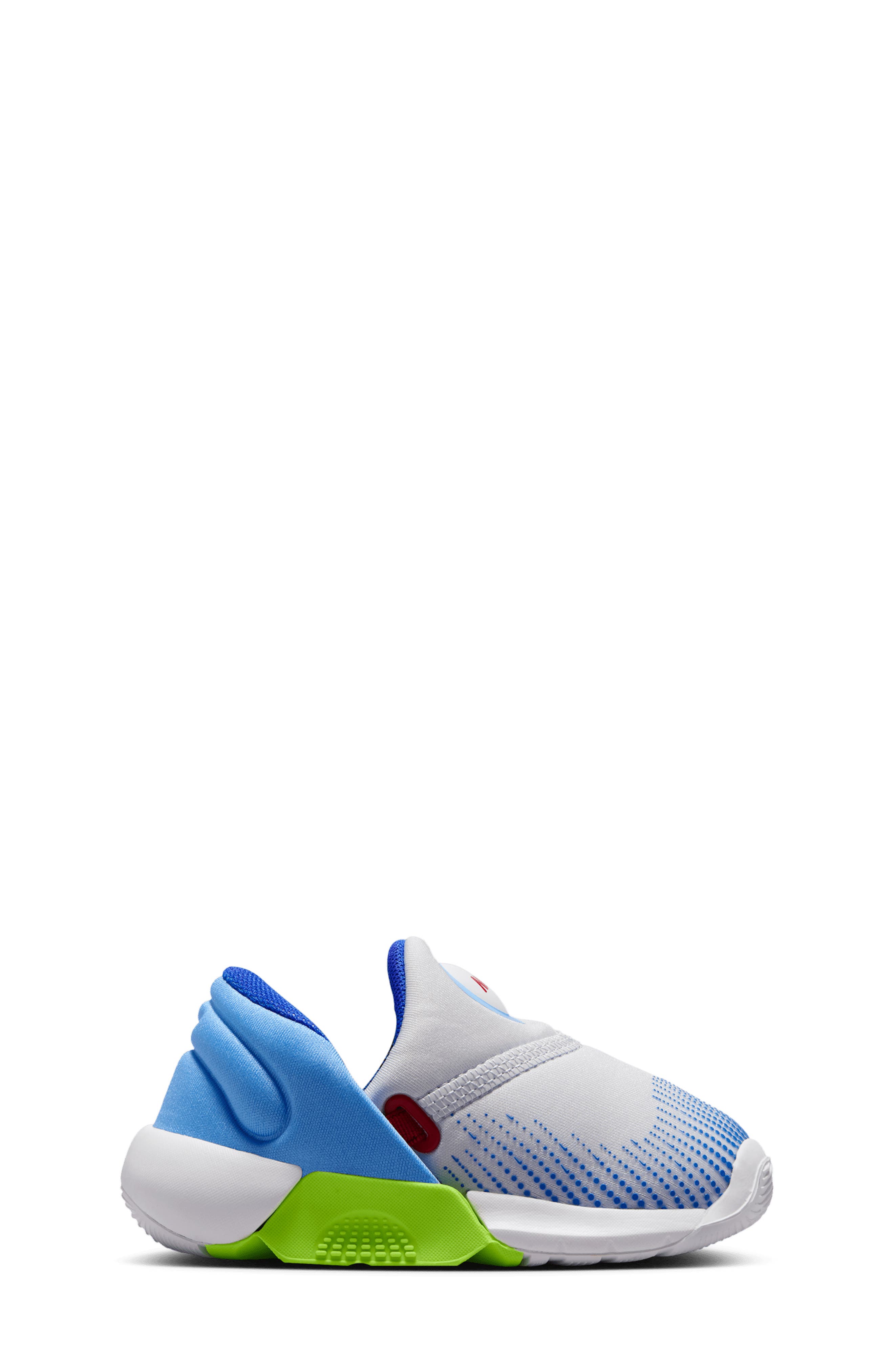 Kids' Swoosh Go Sneaker, Alternate, color, FOOTBALL GREY/ UNIVERSITY RED