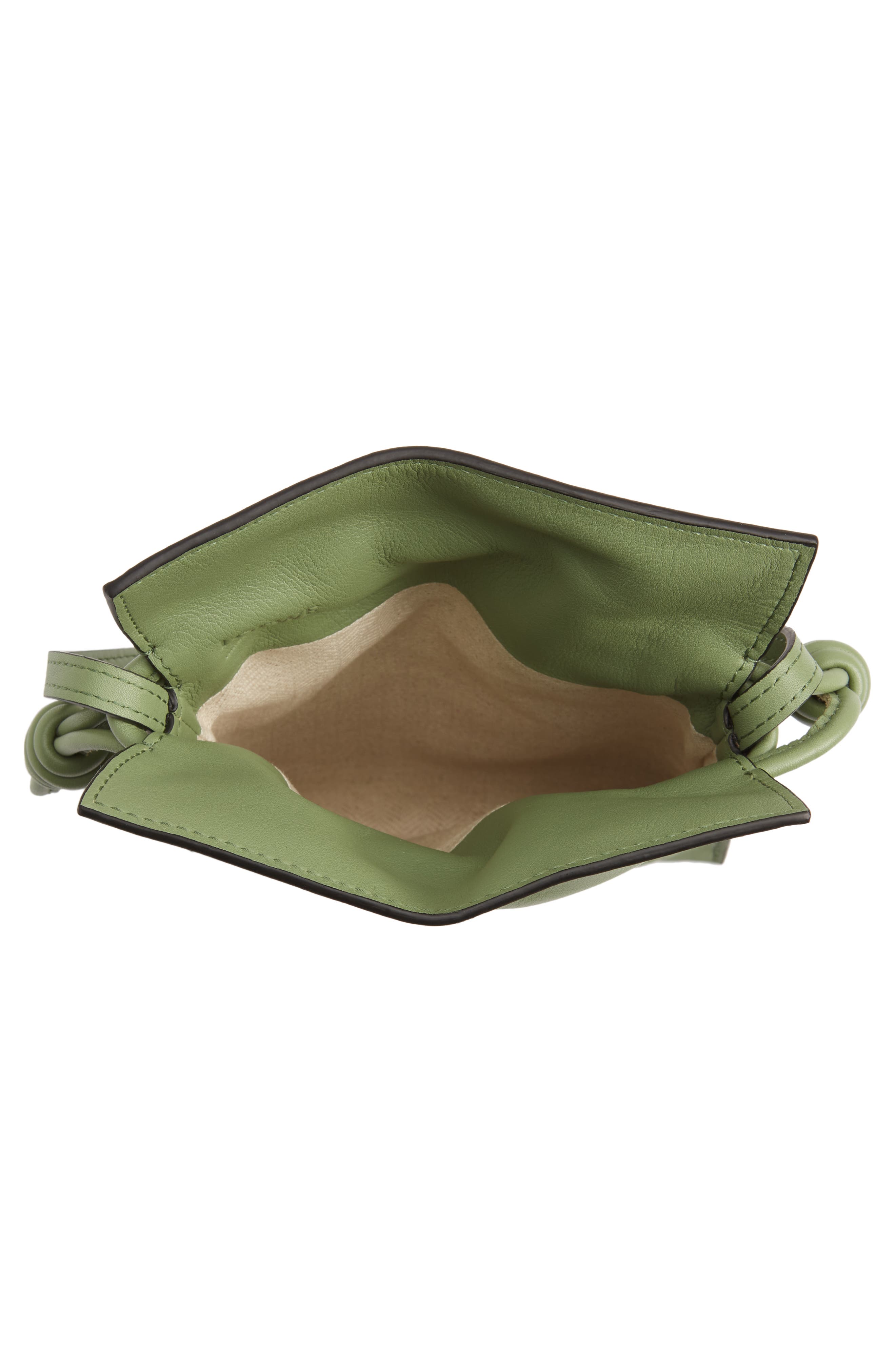 Flamenco Pocket Leather Crossbody Bag, Alternate, color, ROSEMARY
