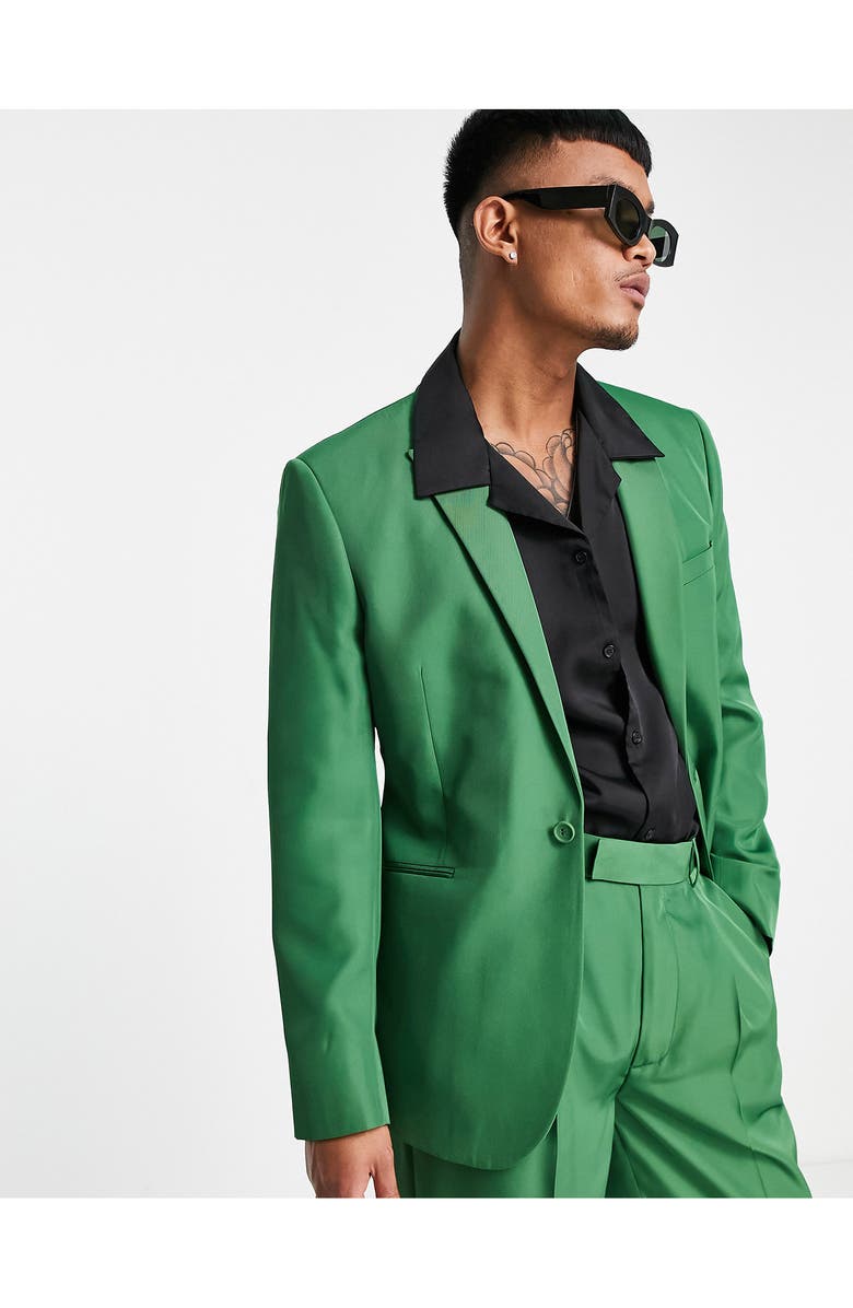 ASOS DESIGN Slim Fit Suit Jacket, Alternate, color,