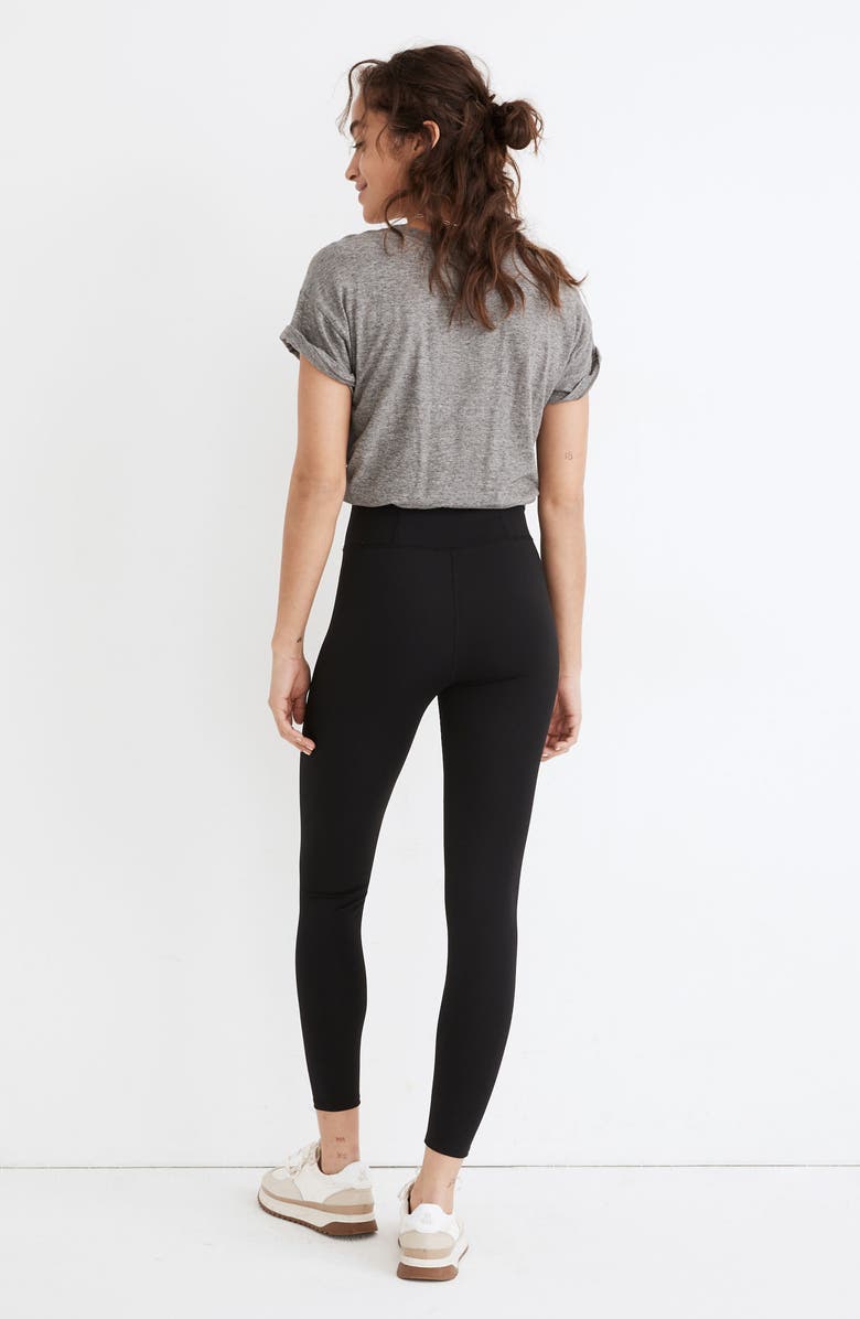 Madewell MWL Perfect High Waist Leggings, Alternate, color, 