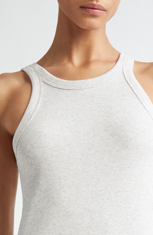 Totême Toteme Curved Rib Tank Top In White