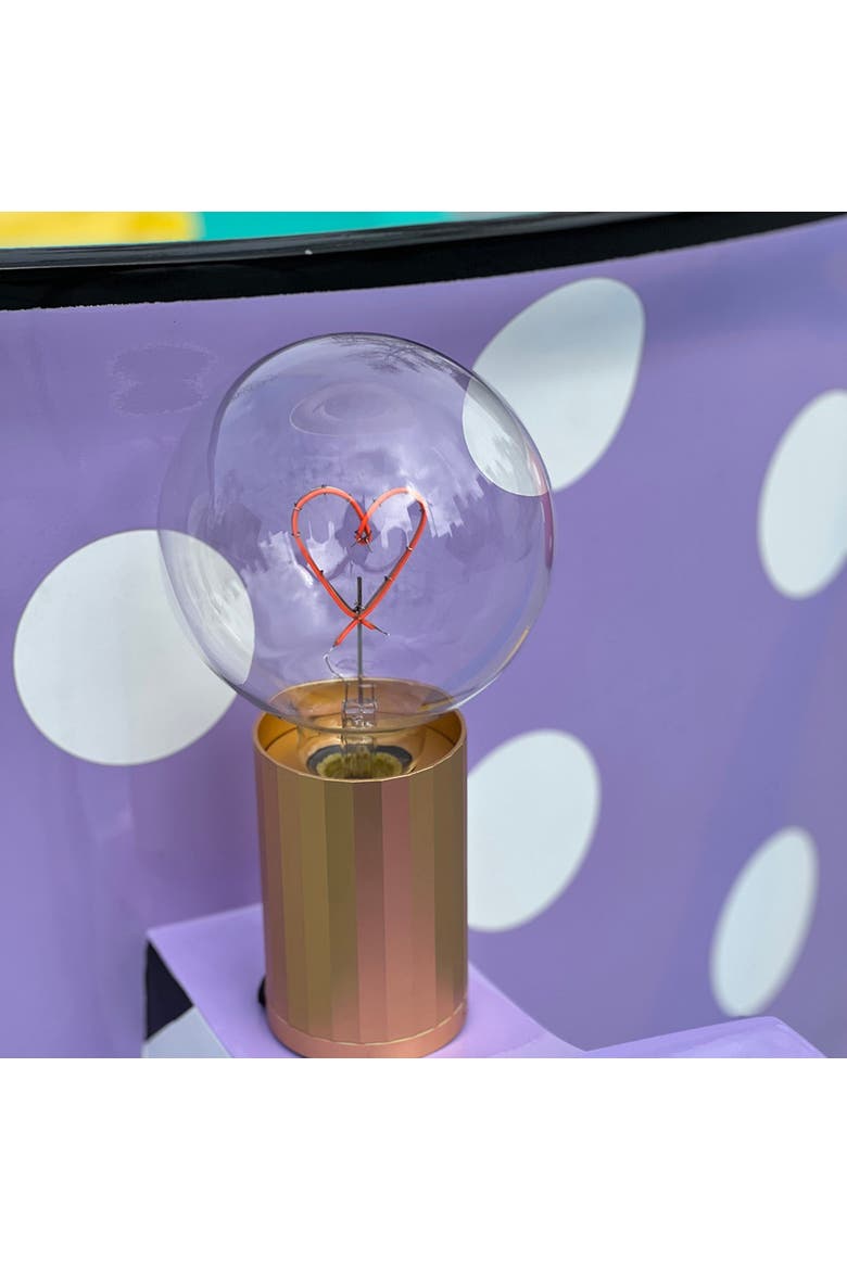 Heart Portable Table Lamp, Alternate, color, Gold