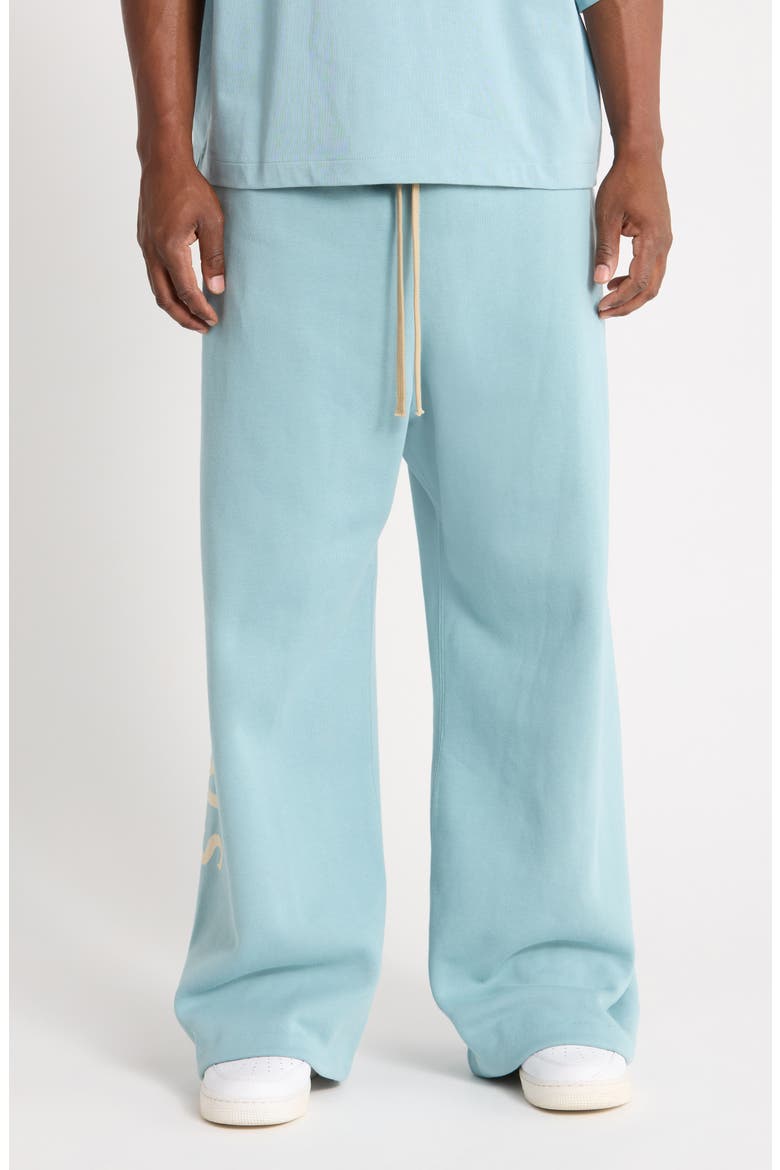 x MLB Cotton Blend Fleece Lounge Sweatpants, Main, color, STONE BLUE