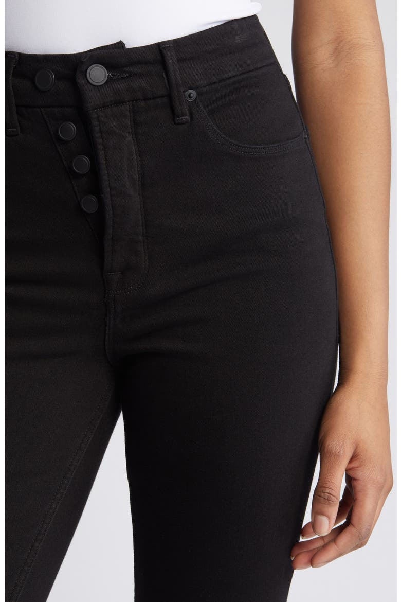 Good Icon Super Compression Straight Leg Jeans, Alternate, color, BLACK001