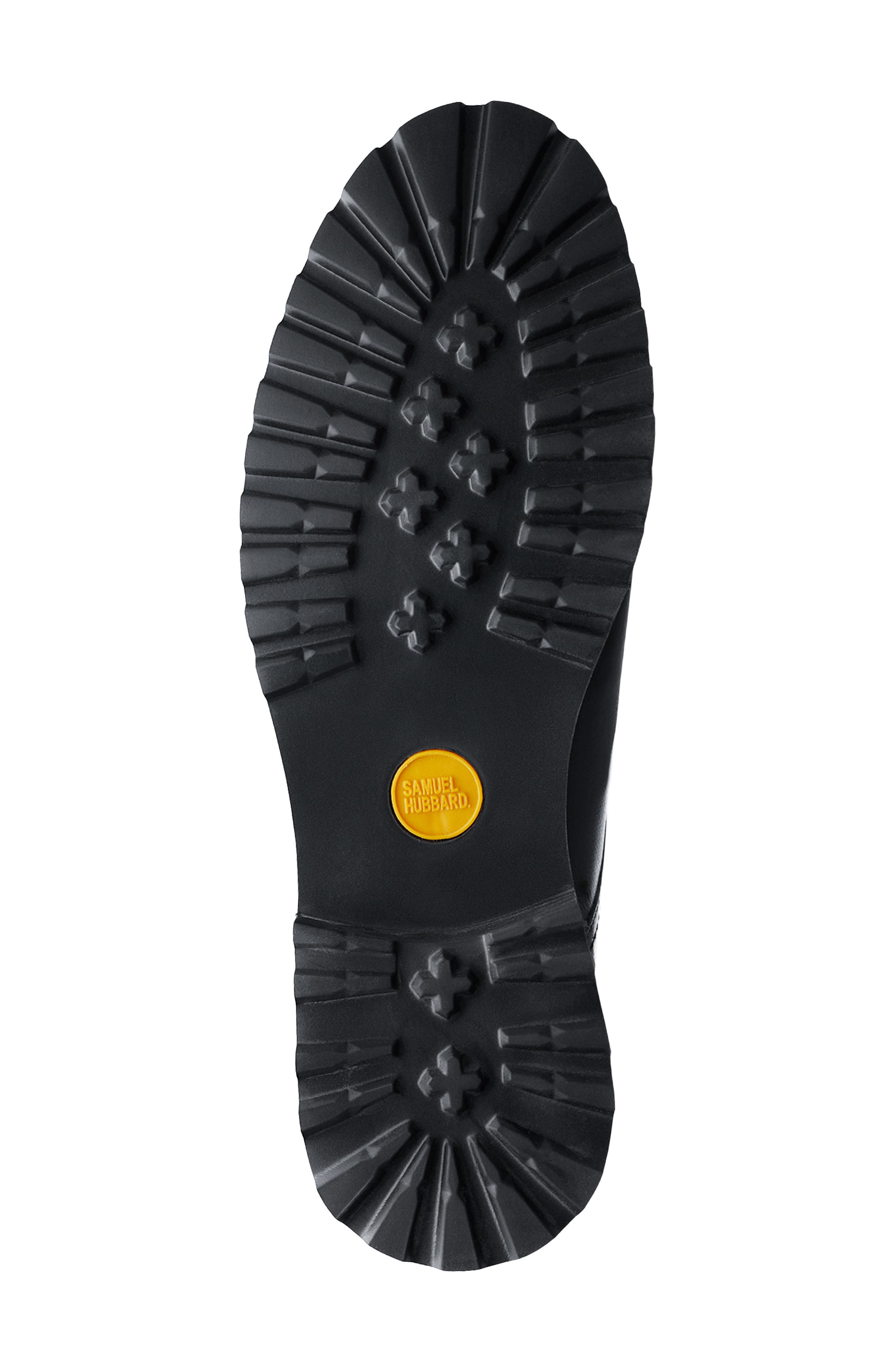 Samuel Hubbard Featherlight Founder Oxford, Alternate, color, Black Tumbled Leather