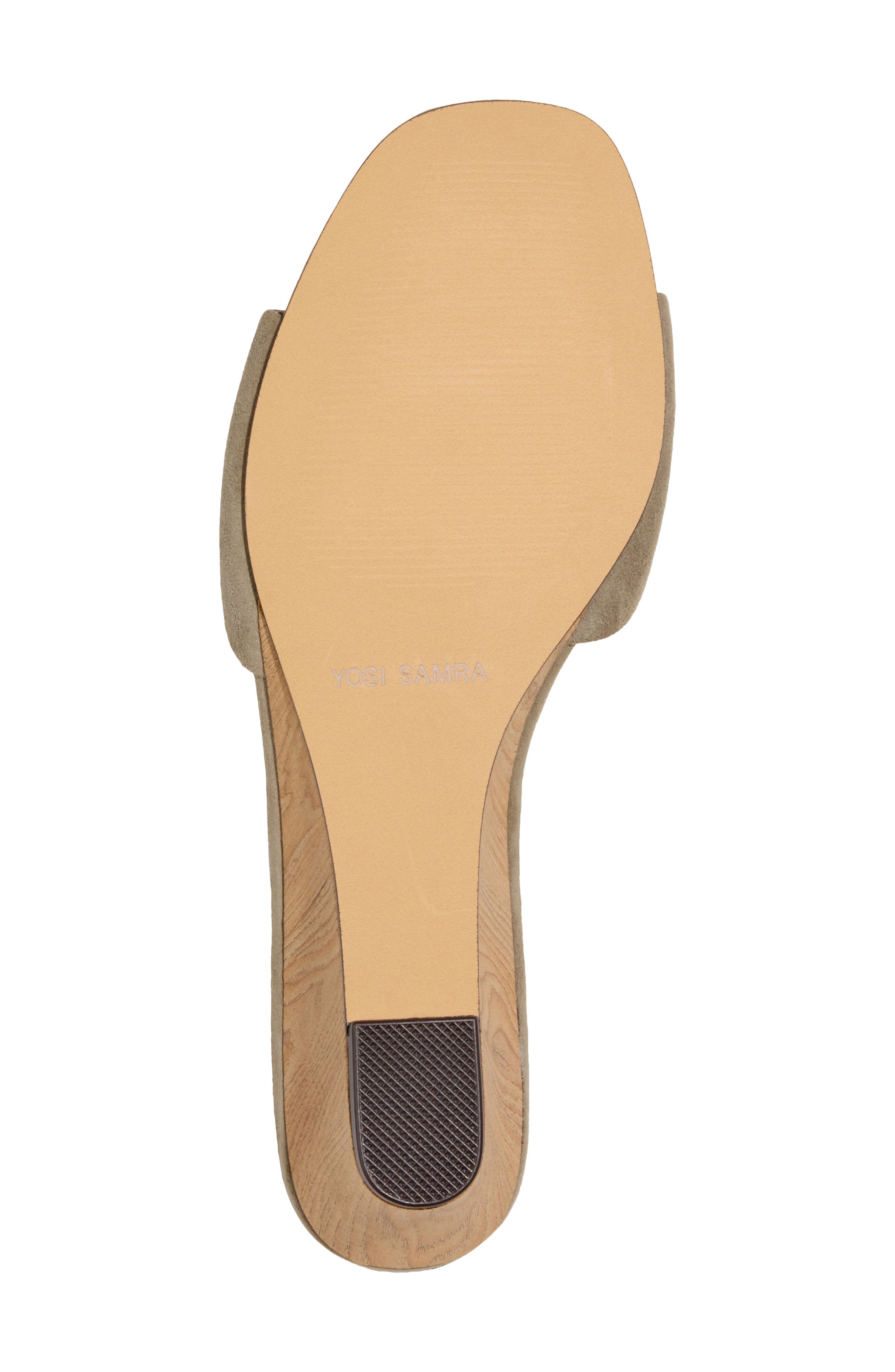 Yosi Samra Jada Wedge Slide Sandal, Alternate, color, Taupe