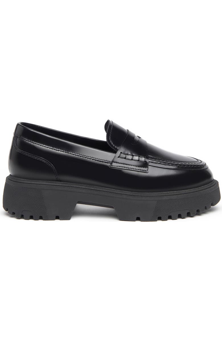 NeroGiardini Lug Sole Penny Loafer, Alternate, color,
