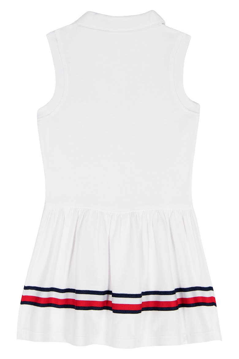 Kids' Polo Dress, Alternate, color, WHITE