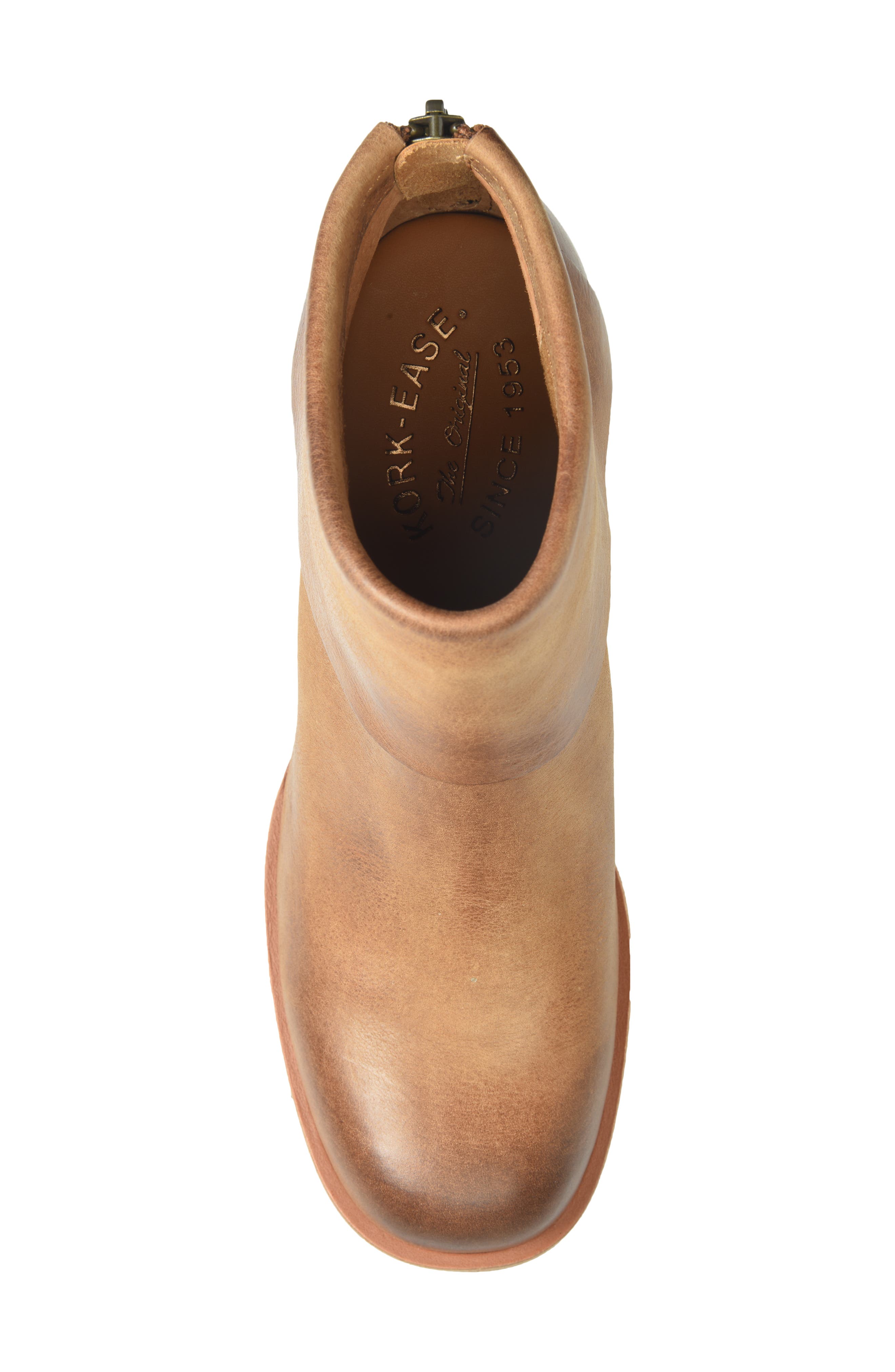 Seri Bootie, Alternate, color, BROWN LEATHER