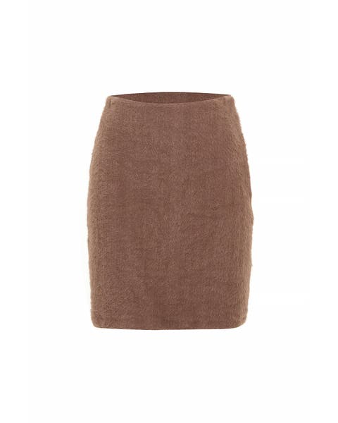 Carme Plush Lace Pull-On Skirt