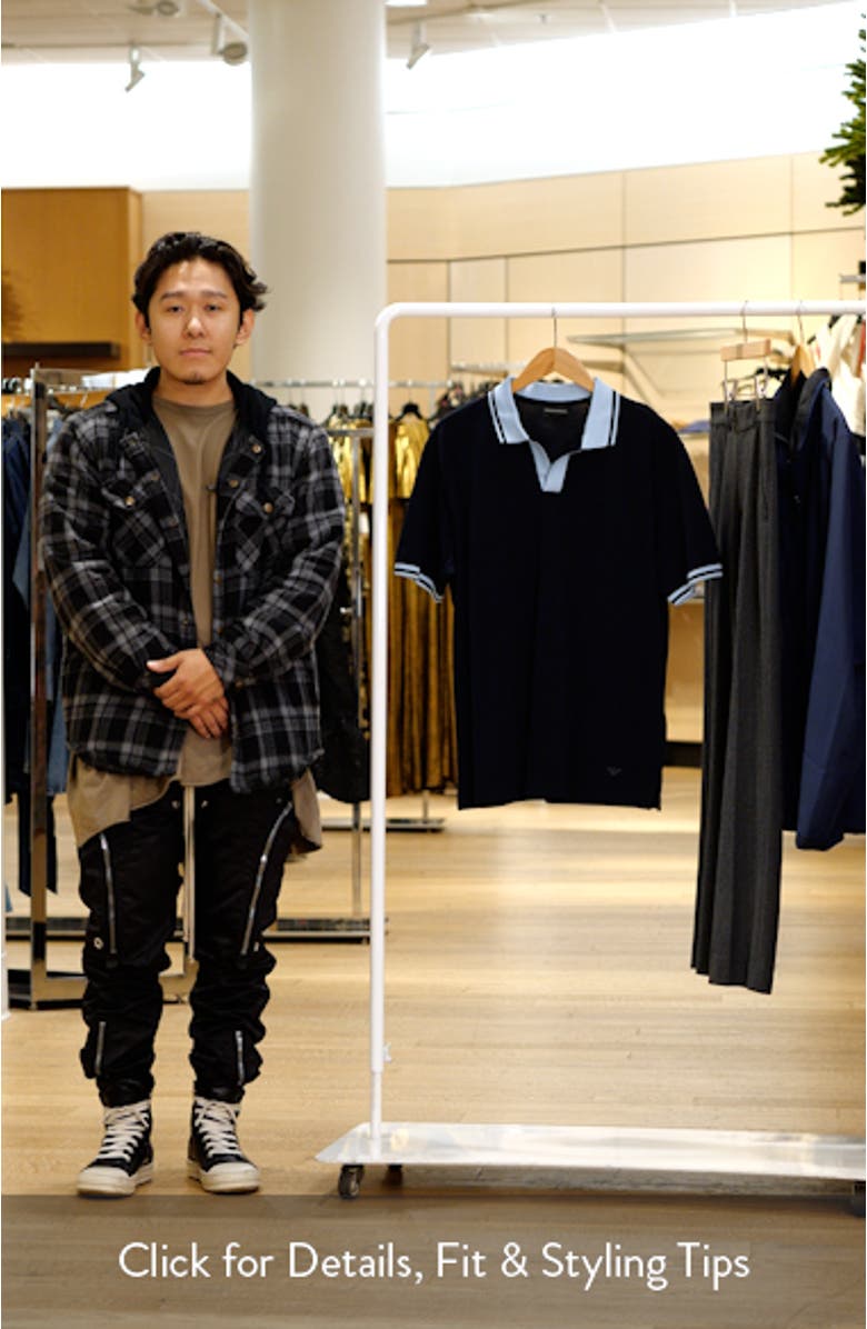 Tipped Johnny Collar Polo, sales video thumbnail