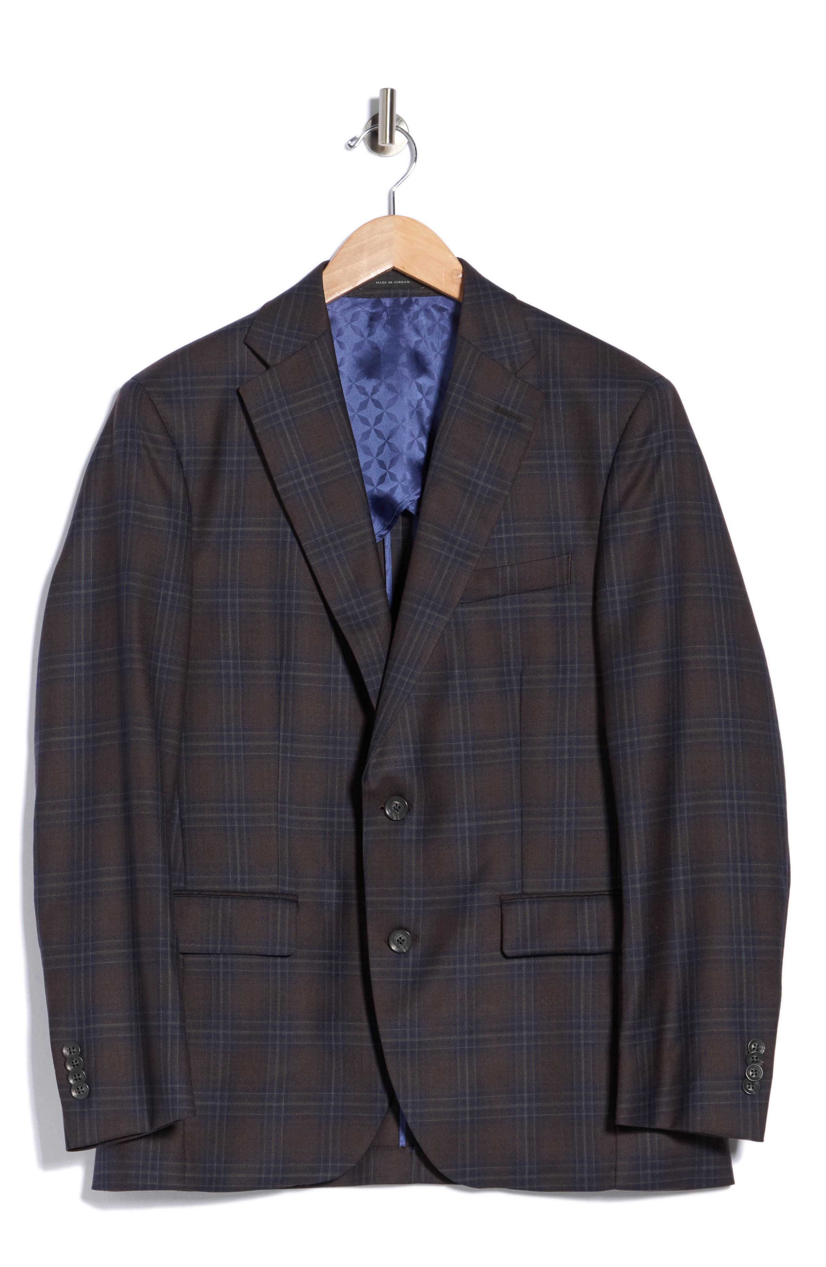 Elex Plaid Wool Sport Coat