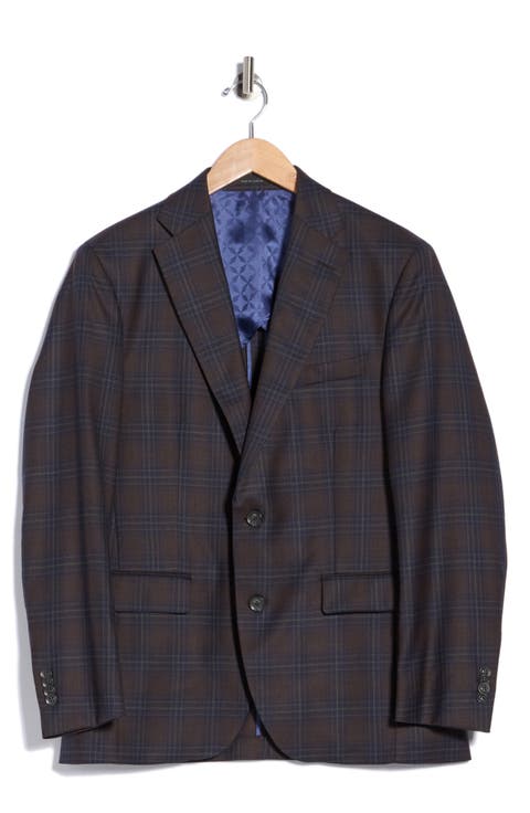 Elex Plaid Wool Sport Coat