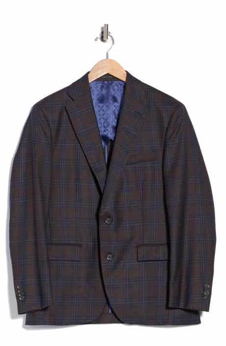 Elex Plaid Wool Sport Coat