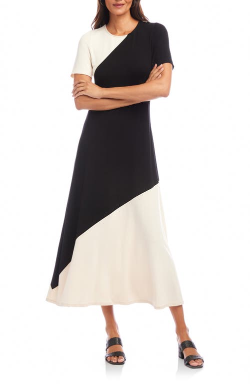 Karen Kane Colorblock Jersey Midi Dress