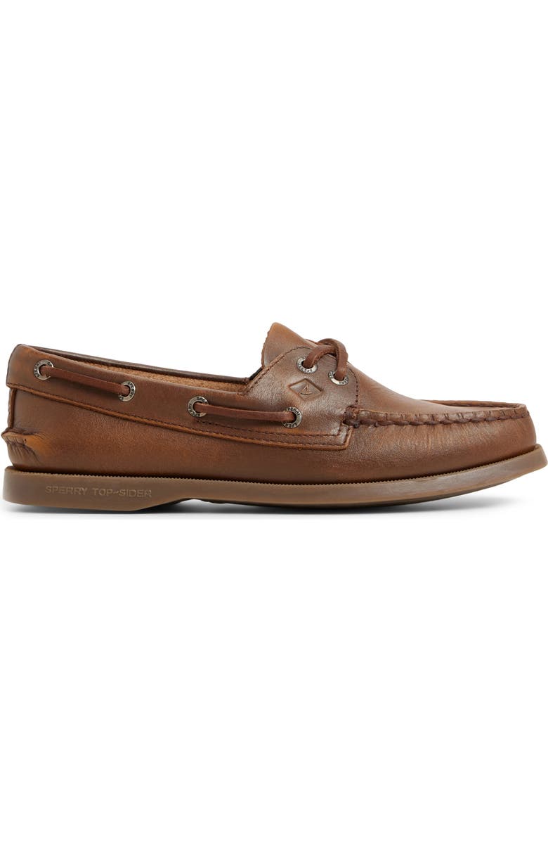 Sperry Authentic Original Mule Boat Shoe, Alternate, color, Brown Leather Distress
