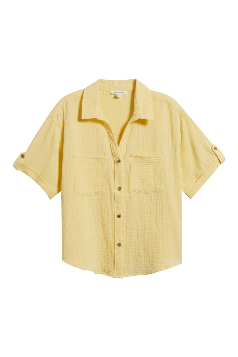 River Gauze Shirt, Alternate, color, FRESH LEMONADE