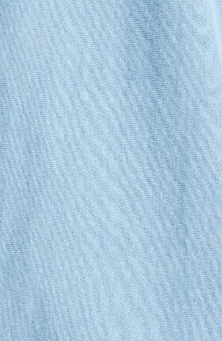 Peter Millar Crown Crafted Elio Cotton Button-Up Shirt, Alternate, color, Light Indigo