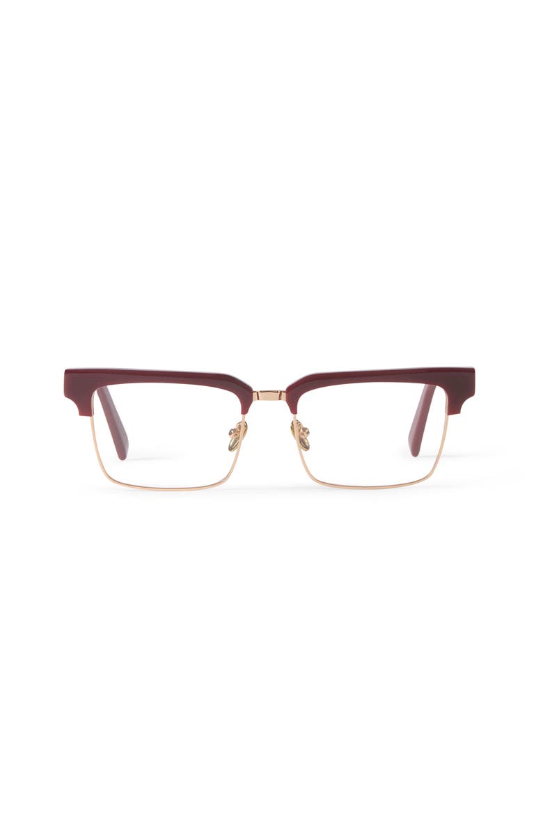 Paris Blue Light Glasses, Main, color, Red / Gold