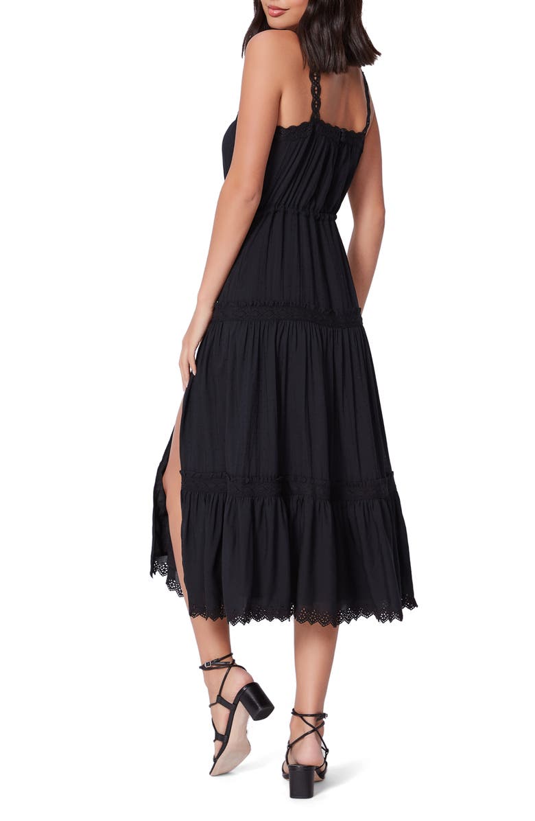 PAIGE Amity Eyelet Hem Sundress, Alternate, color, 