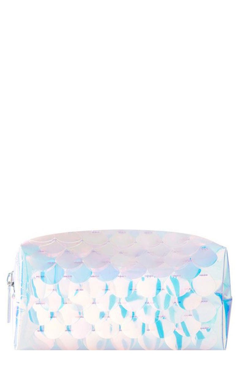 Skinnydip Skinny Dip Mermaid Makeup Bag, Main, color,