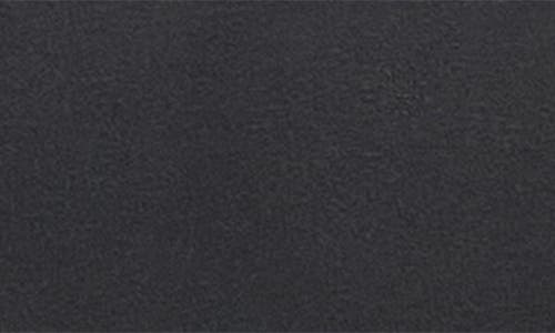 Lk Bennett Aria Curve Flap Suede Clutch In Black