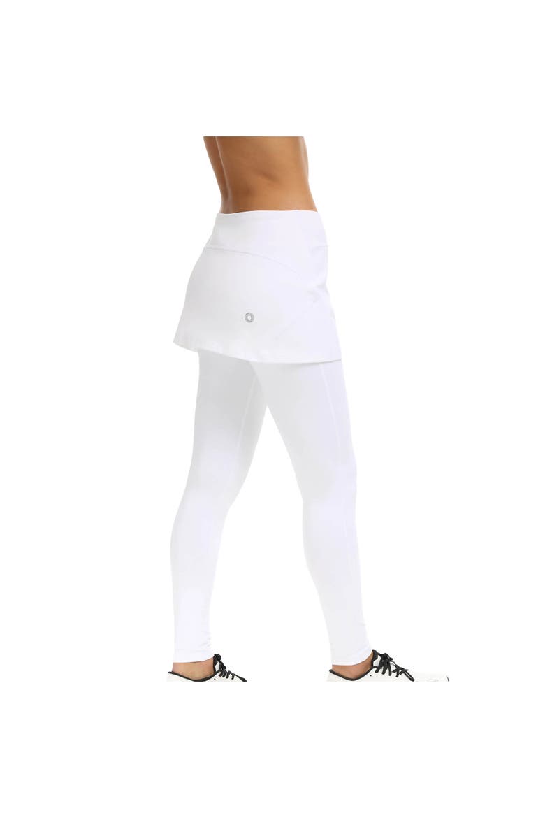Women's Skirt with Leggings with Sun and UV Protection, Alternate, color, White