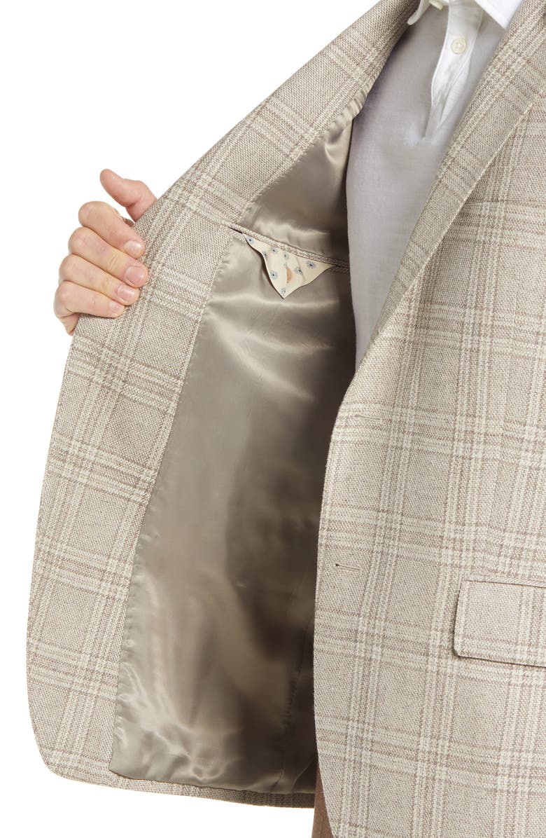 Hart Schaffner Marx New York Classic Fit Plaid Sport Coat, Alternate, color,