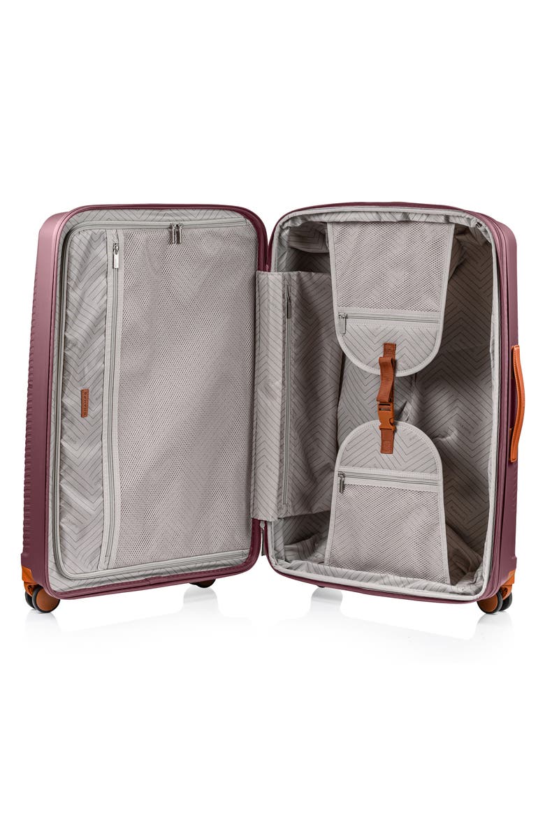 Vintage Aura Large 28-Inch Hardside Spinner Suitcase, Alternate, color, BURGUNDY