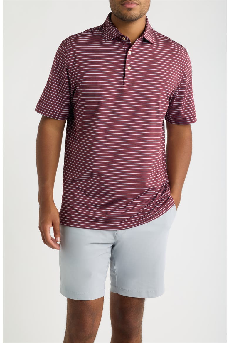 Winston Summer Comfort Performance Jersey Polo, Main, color, BORDEAUX